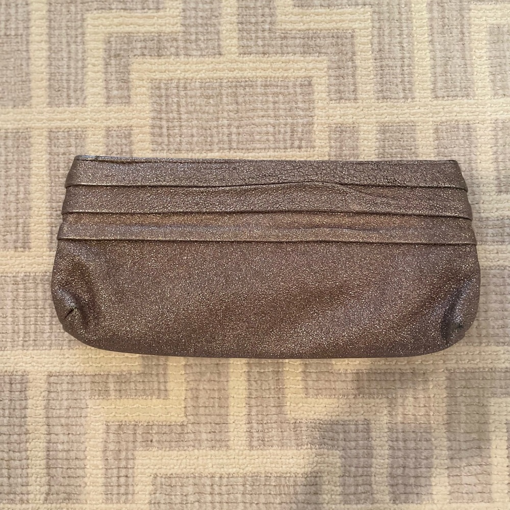 Lauren Merkin metallic clutch